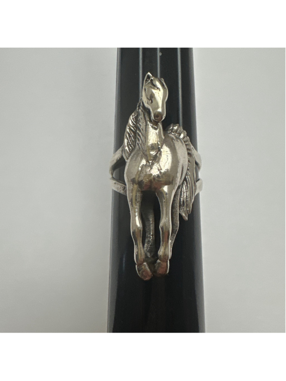 Women's Unbranded Silver Horse Ring One Size
